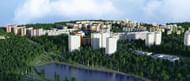 Zelenograd's nearby lakefront has been lovingly formed (Image via u/v4siv/Reddit)
